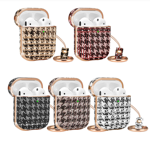 Compatible with AirPods Case [Front LED Visible] Soft Fabric