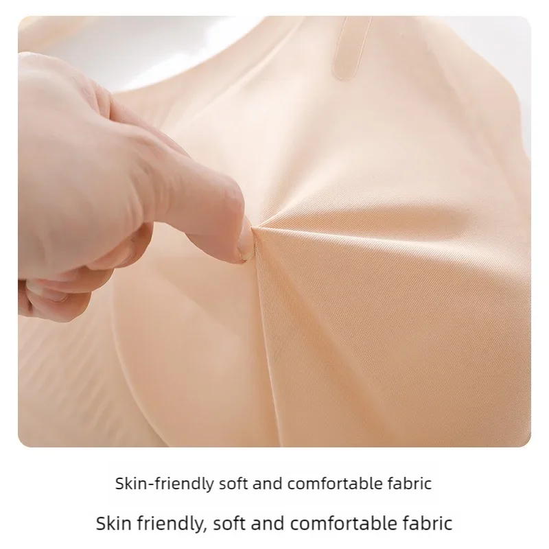 Fashionable plus size lingerie for women thin comfortable breathable seamless no steel ring bra gathered anti sagging sleep bra