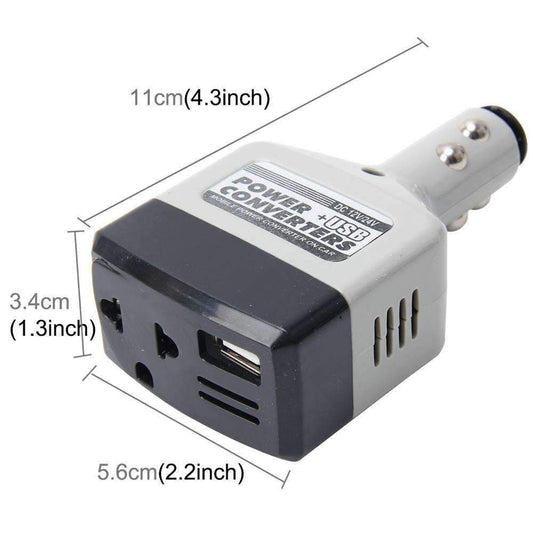 Mobile Power Invertor Car Power USB Converters DC 12 - 24V