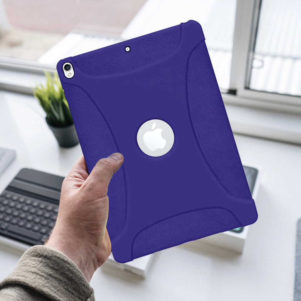 AMZER Shockproof Rugged Silicone Skin Jelly Case for Apple iPad Air