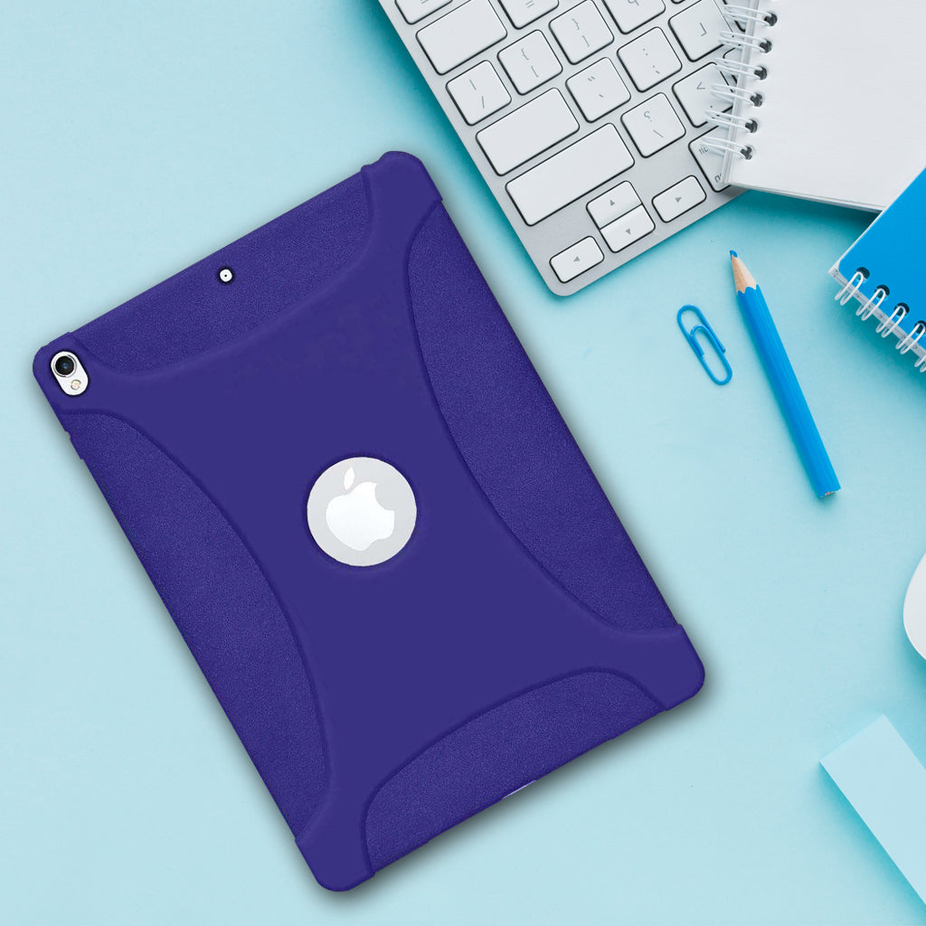 AMZER Shockproof Rugged Silicone Skin Jelly Case for Apple iPad Air