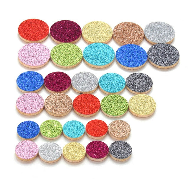 20PCS/lot Oil Pad Colorful Felt Pads for 30mm 24mm
