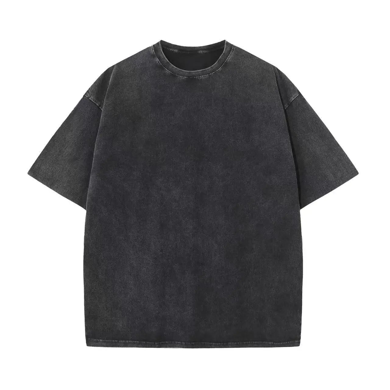 Quality Oversized Acid Washed Y2K T Shirt men Vintage T-shirts Streetwear Mineral Wash Tee Shirts boy Loose Luxury Brand Tops
