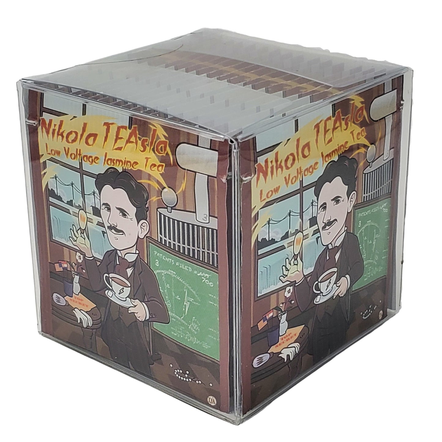 Nikola TEAsla: Organic Low Voltage Jasmine Green Tea (Caffeinated)