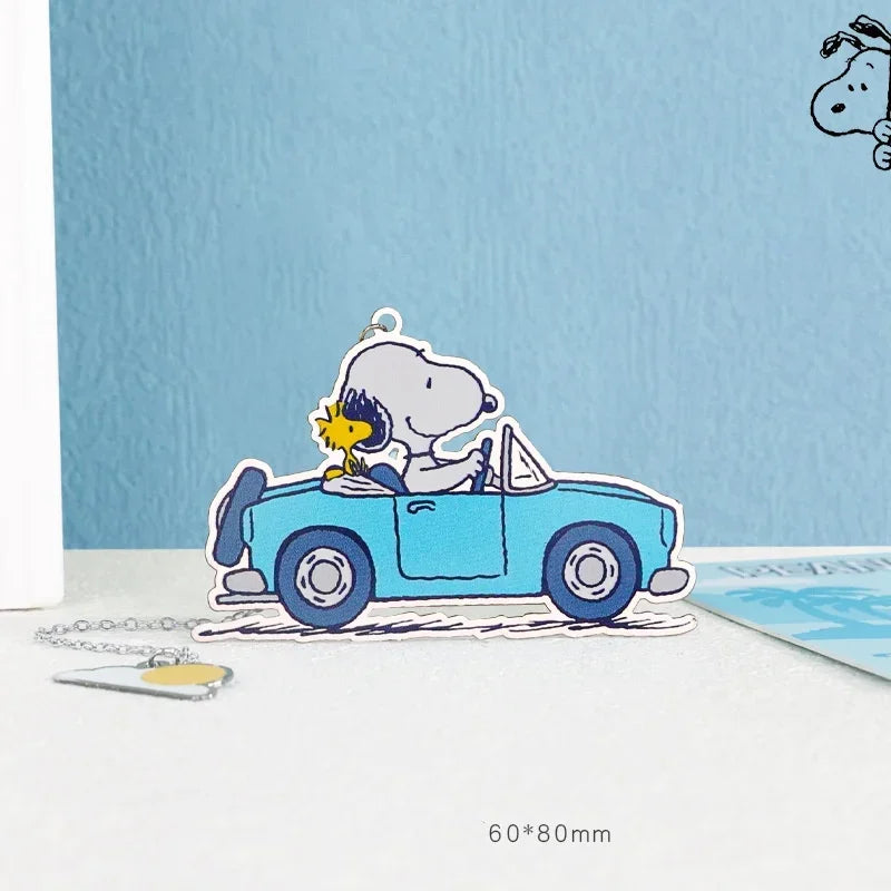 Peanuts Snoopy Metal Bookmark Charlie Brown Anime Figure Metal Collectibles Cute Stationery Toy Children Birthday Christmas Gift