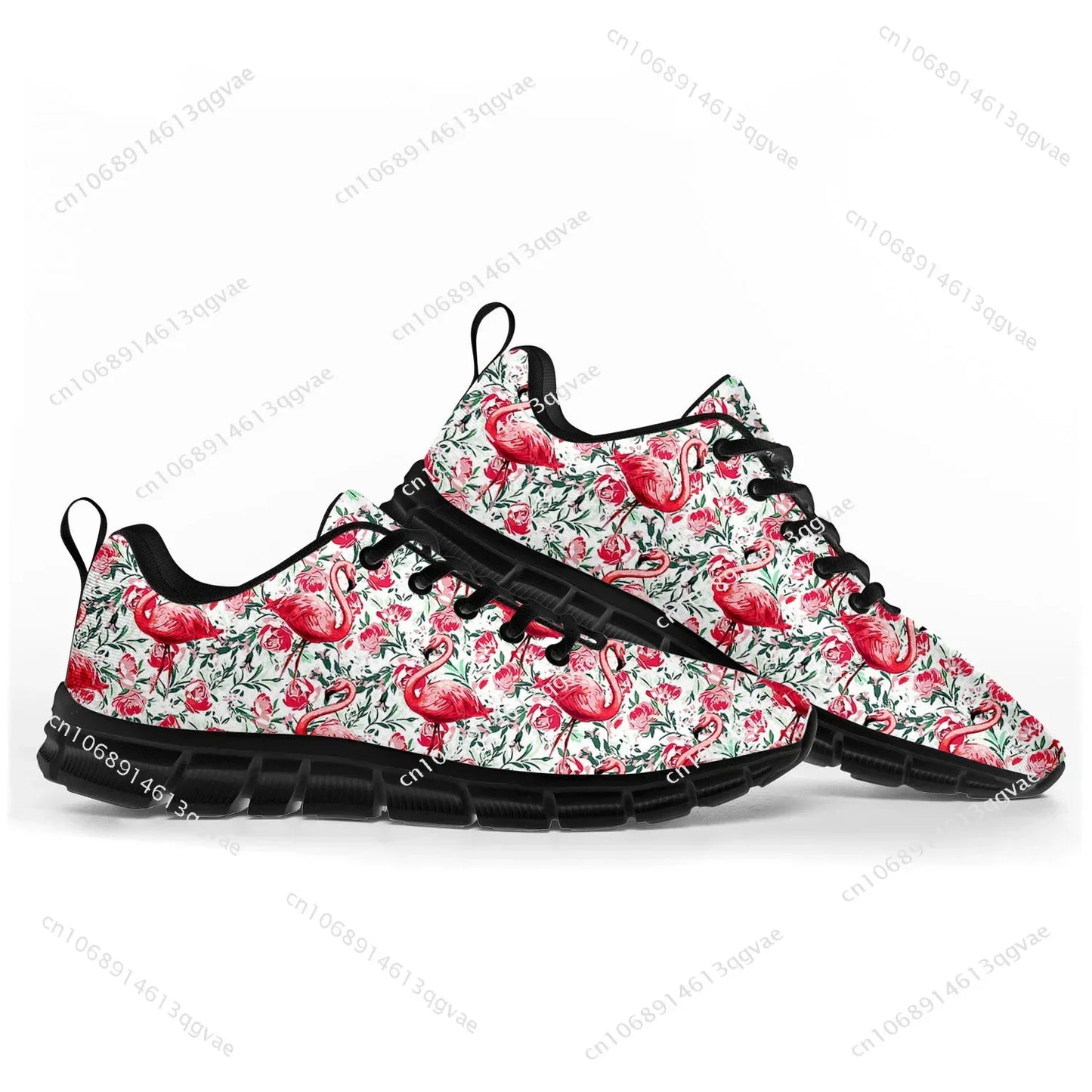 Flamingo Printed Sports Shoes Mens Womens Teenager Kids Children Customized Sneakers Casual Tailor Made Shoe High Quality Couple