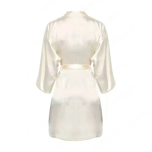 Personalized Name Bridesmaid Robes Bride Gift Bride Robe Gift Satin Robe Bride Dressing Gown Bridal Party Robes Wedding Robe