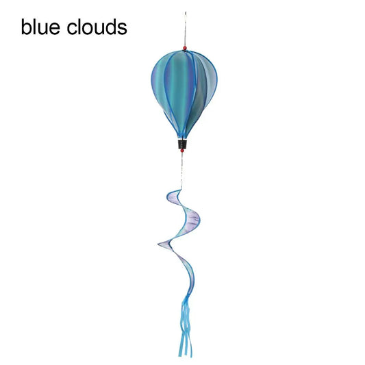 Revolving Colorful Yard Decor Lawn Wind Twister Windmills Outdoor Pinwheels Hot Air Balloon Whirlygig Toys Wind Spinners