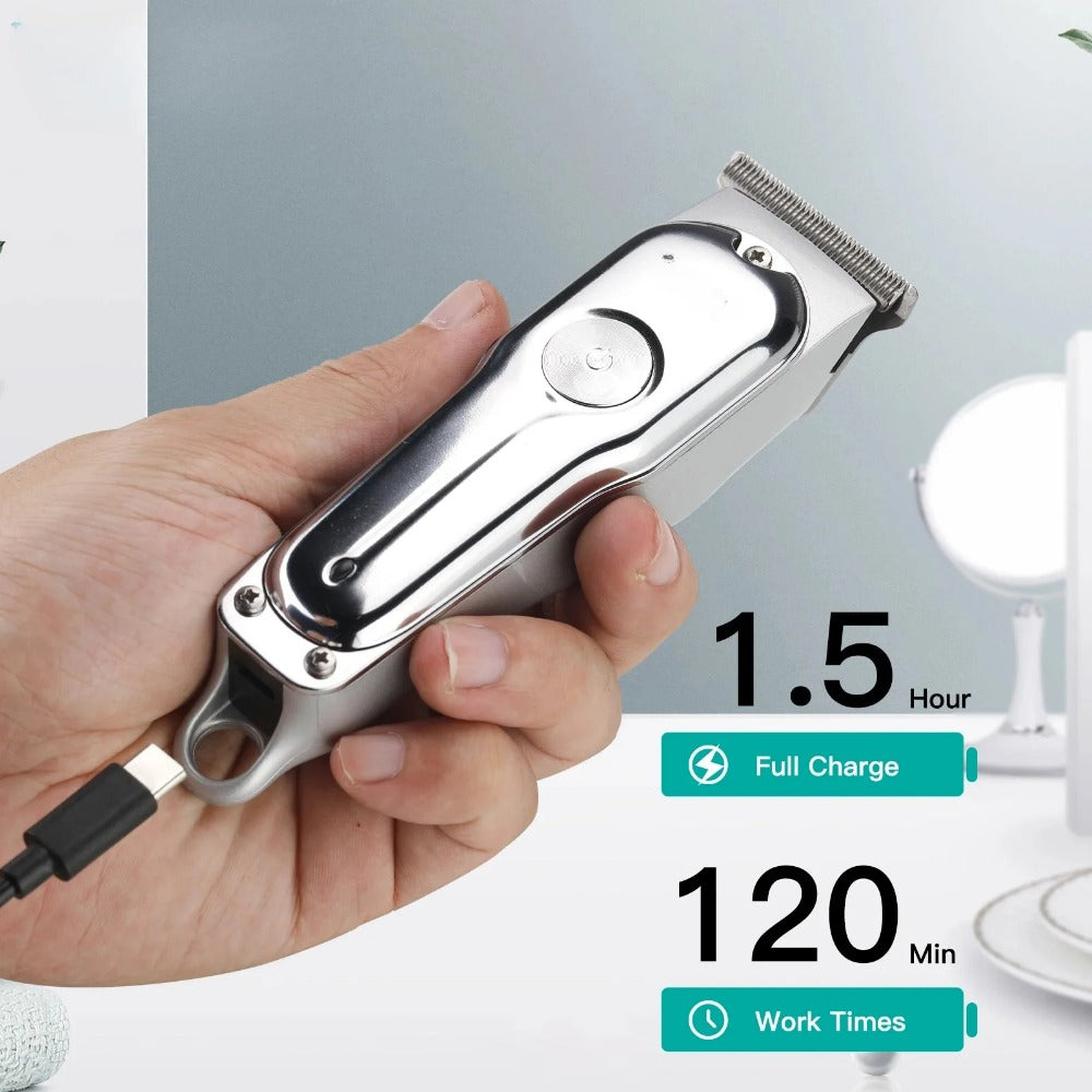 Hair Clipper Rechargeable Hair Cutting Machine Cordless Hair Trimmer