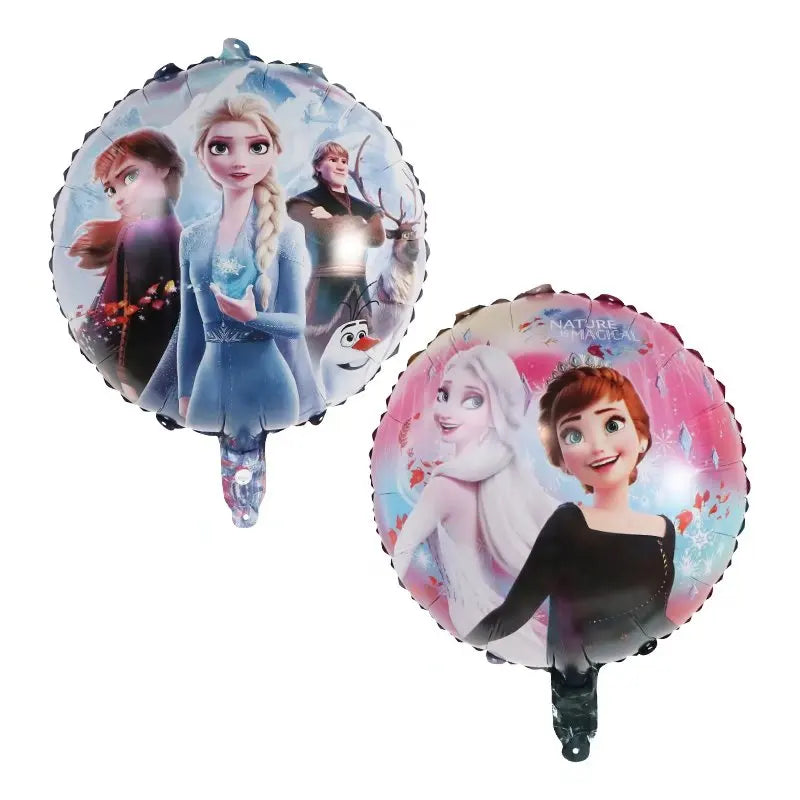 10Pcs 18Inch Frozen ElsaBalloons Anna Olaf Princess Air Globo Girl's Birthday Party Wedding Baby Shower Decorations Kid Toy Gift