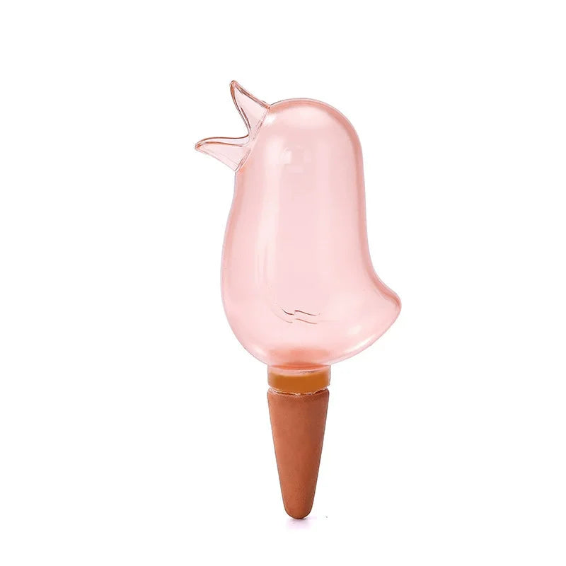 High Quality Automatic Flower Waterer Plant Waterer Self Watering Water Balloon Bird Shaped Hand Blown Plastic Water Balloon