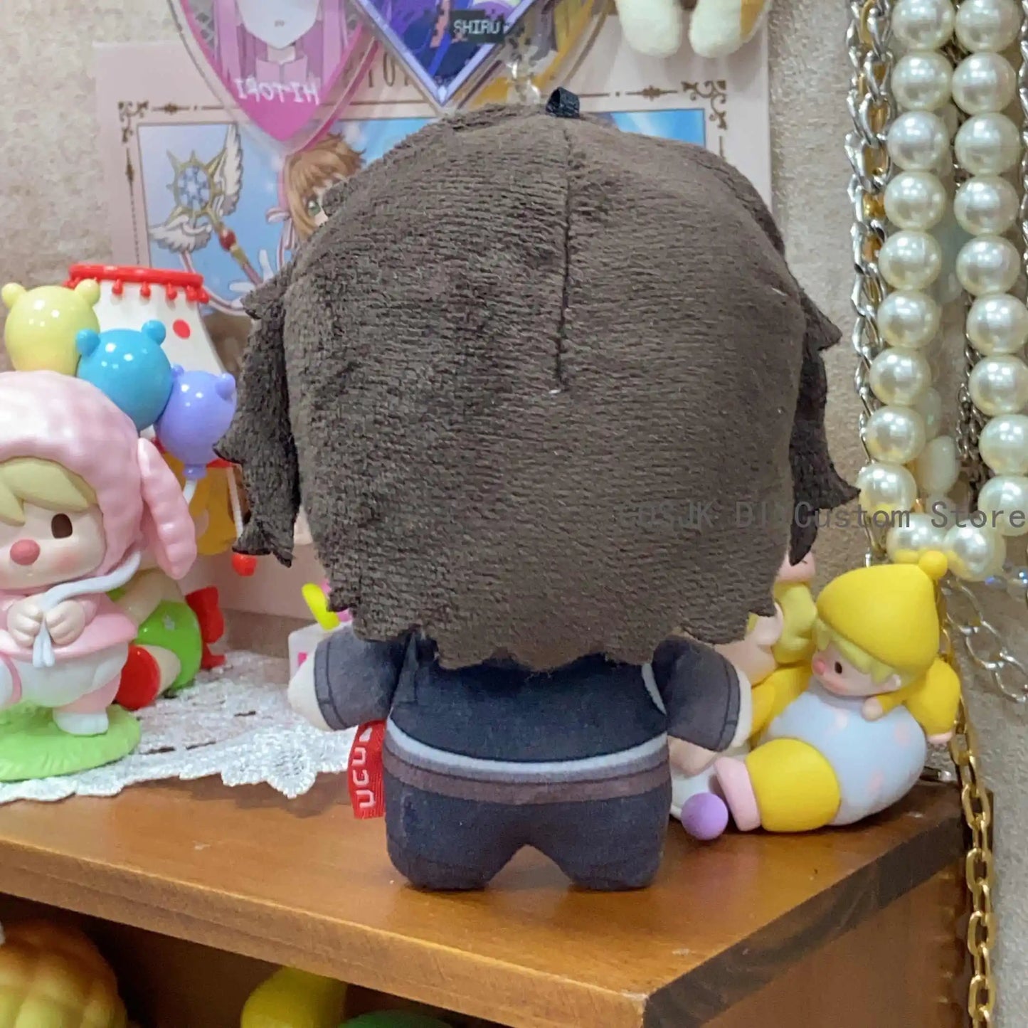 Matthias Czernin Identity Ⅴ10CM Anime Cute Nunu Body Mini Plush Pendant Keychain Plushie Bag Hangings Mascot Christmas Gifts