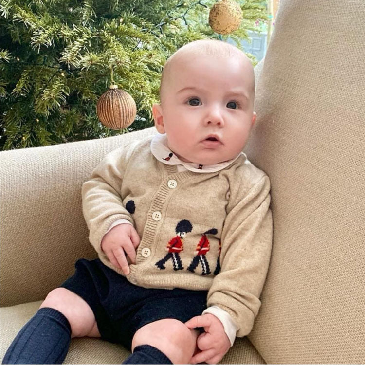 CozyTales™ – Cartoon Knit Jacket for Toddlers