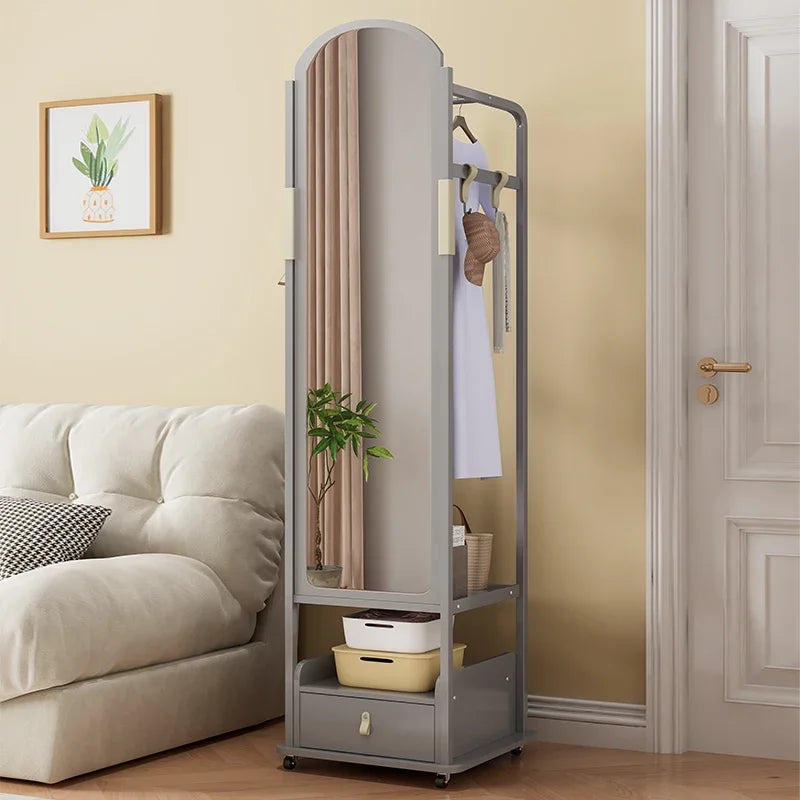 Mirror Cheap Coat Racks Dress Hanging Organizer Wall Standing Hotel Storage Coat Racks Indoor Perchero Entrance Hall Furniture