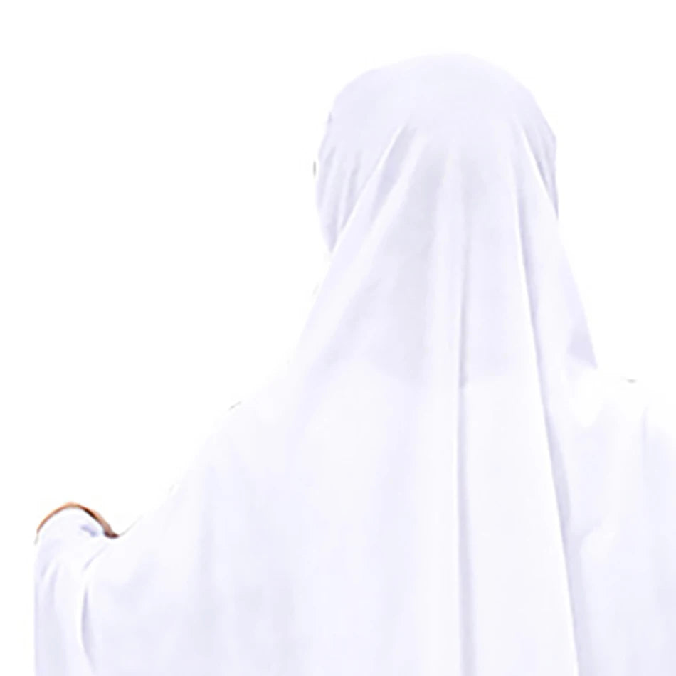 Halloween Baby Ghost Cloak Boy Girl Christmas Ghost Cape Makeup Ball Kids Adult Party Cosplay Stage Wear White Knitted Costume