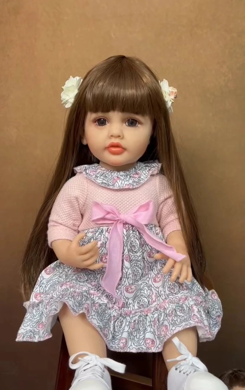 Doll Clothes For 19-22Inch Reborn Baby Doll 48-55cm Reborn Toddler Doll Clothes Accessories Jumpsuit Dress Sweater Knit