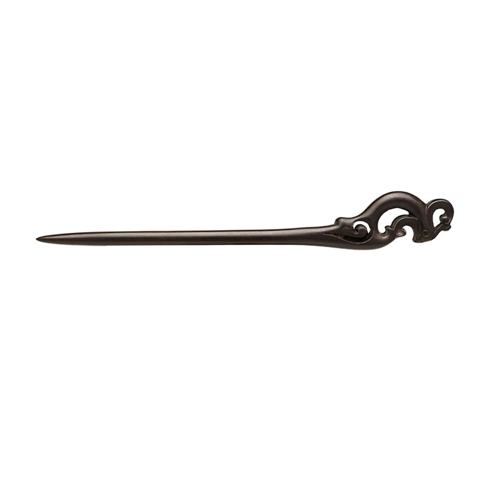 Chinese Style Hair Stick Minimalist Sandalwood Sculpture Flower Hairpin Forks Vintage Hanfu Cheongsam Decor Hair Bun Jewelry