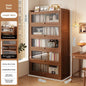 Multi-functional BambooBookcase LargeCapacity Wooden Bookshelf Storage Cabinet Display Rack Home Furniture for Living RoomOffice