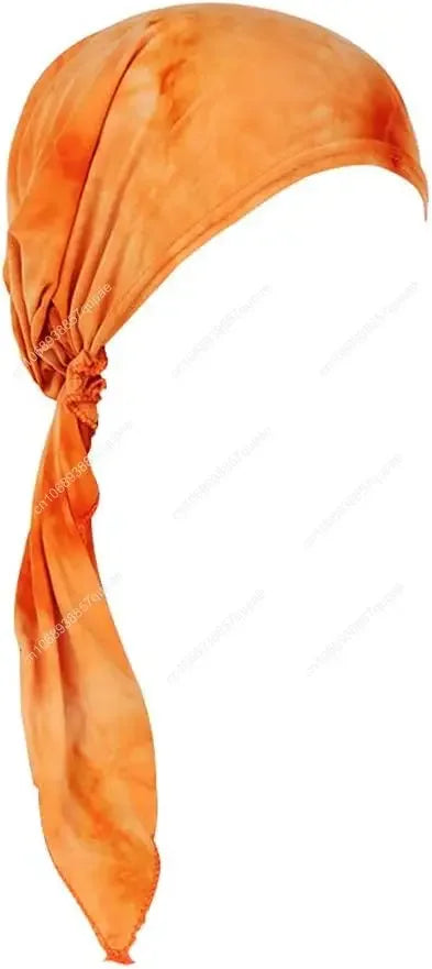 Pre-Tied Bandana Turban Hat Chemo Cancer Headscarf Headwraps Headwear for Women Hair Cover Hat