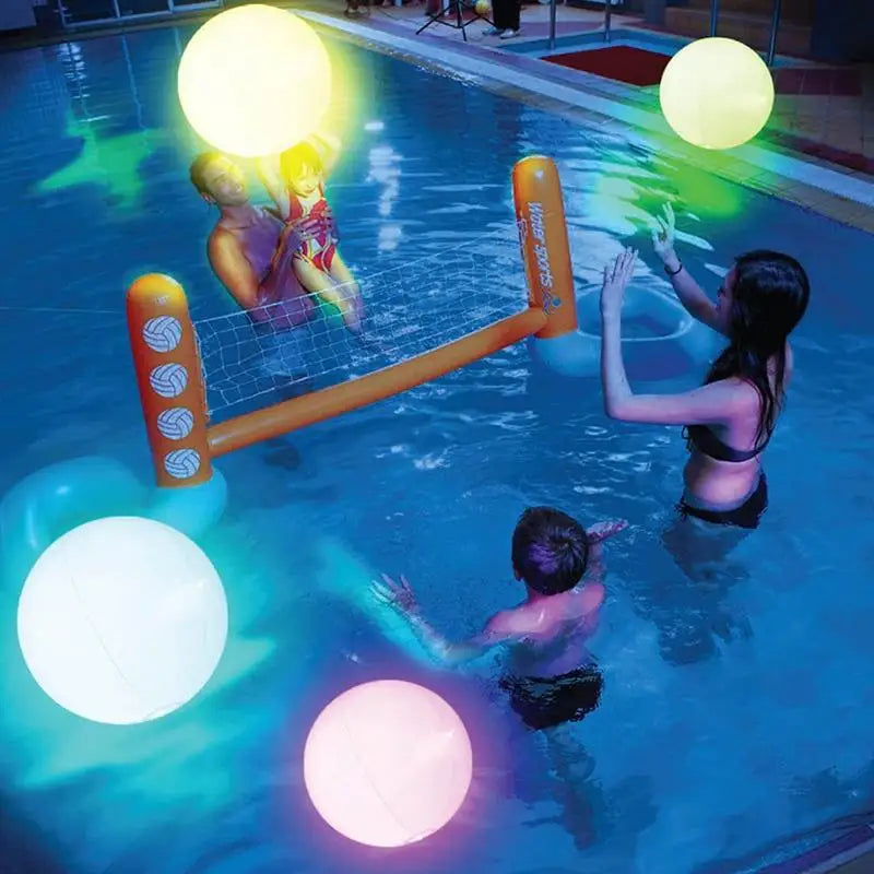 Pool Balloon Big Shiny Ball Large Inflatable Bright Lights Led Ball Light Ball Led Balloon Large Inflatable Blow Up Beach Large