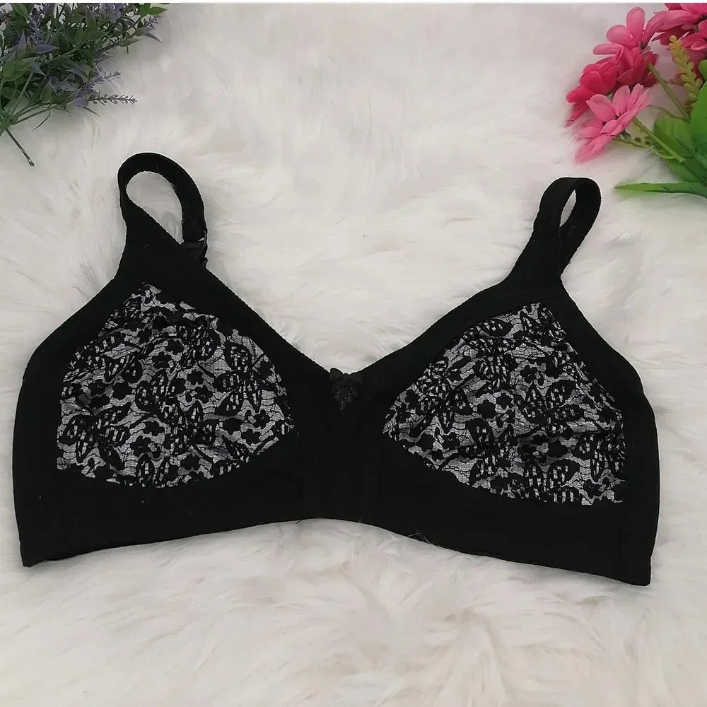 Women's Bra Large Cup C D E F G Lace Embroidery thin Push up Bras Wireless Sexy Lingerie Underwear Bras Top plus size 90-125 C29