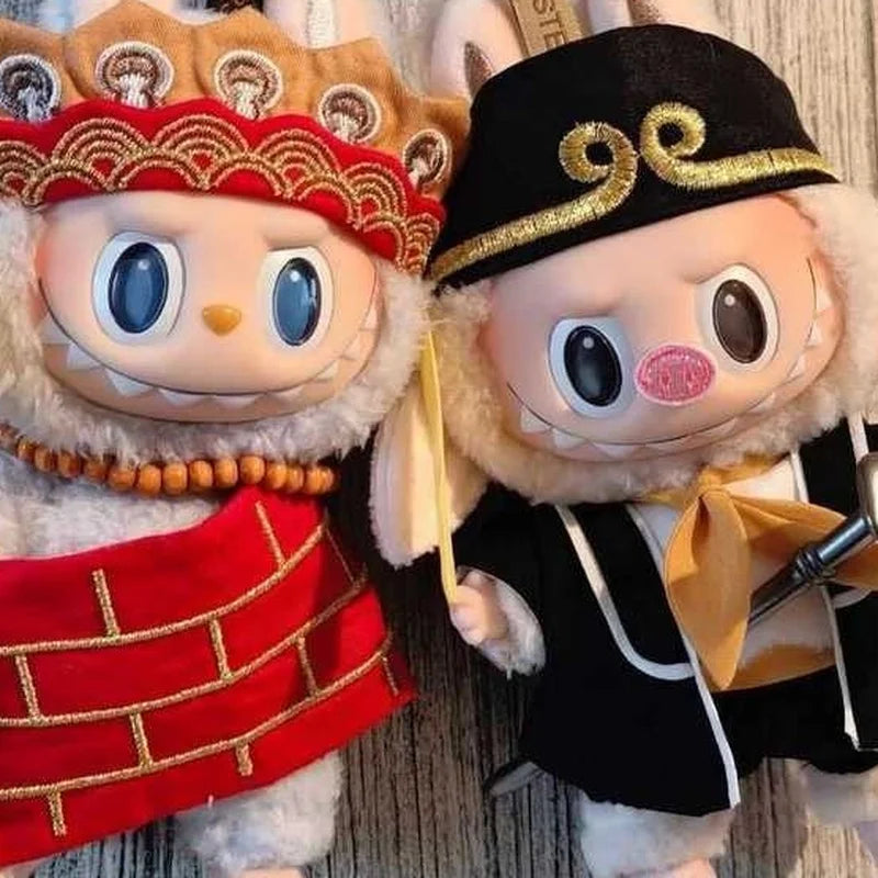 10cm Cotton Doll Labubu Cute And Funny Zhu Bajie Changing Clothes Plush Dolls Small Figurines And Baby Clothes Only Clothes