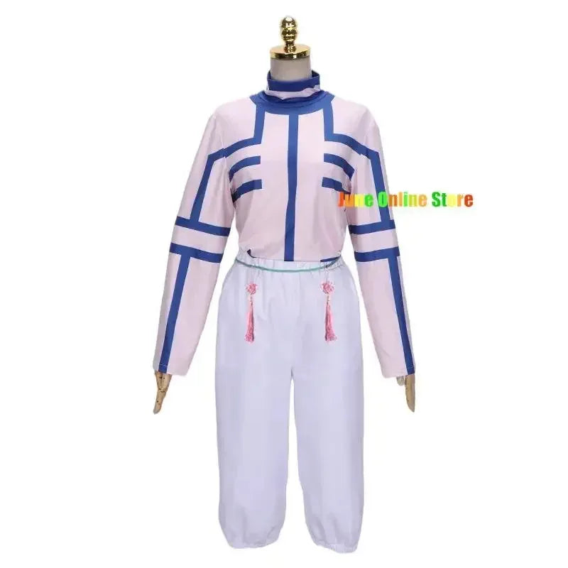 New s8s9 Anime Cosplay Costume Tattoo Gloves Akaza Wig Red Hair Halloween Party Carnival Outfits Wigs ❤2025 ☆