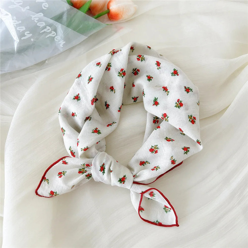 55*55cm Cotton Bandana Hairscarf Scarf Turban Shawl Headscarf Handkerchief Hair Accessories Wrap