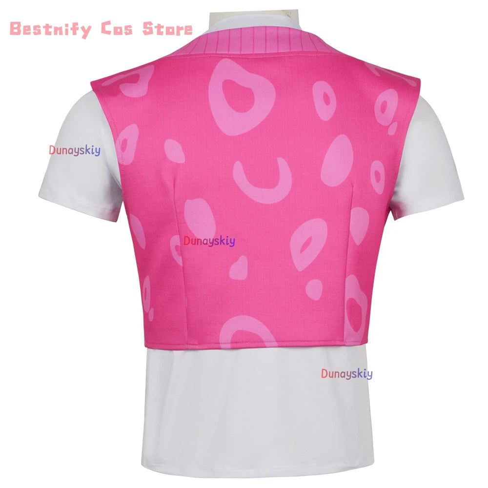 Sajaboys Cosplay Jinu Boy Group Anime Huntrix Movie Kpop Demon Handsome Vest Vampire Goth Punk Long Coat Korea Idol Halloween