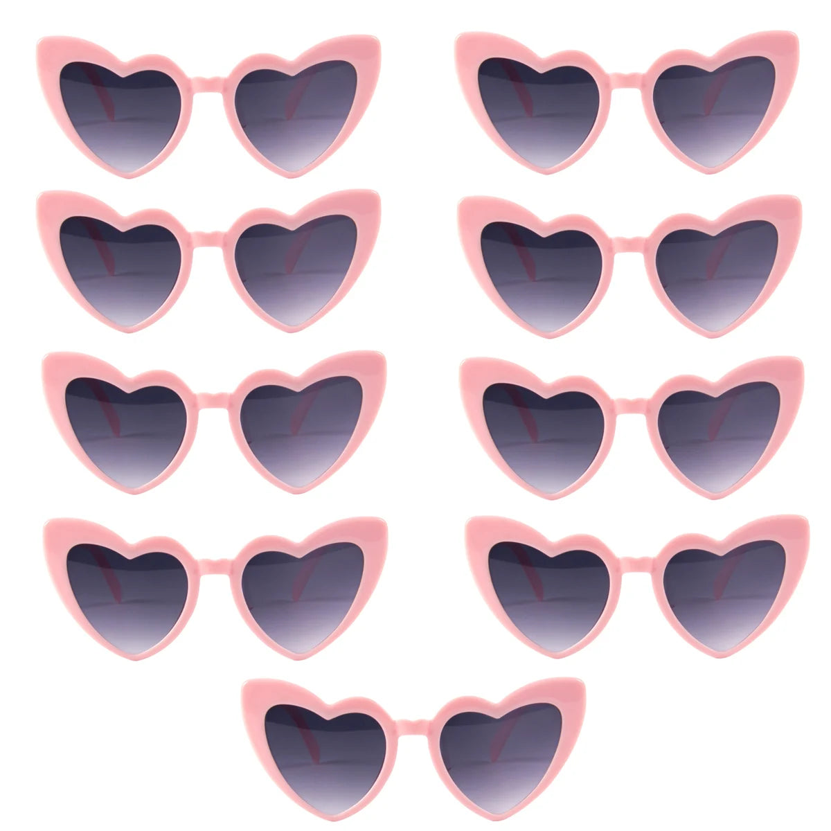 Heart Shaped Sunglasses for Women Retro Cat Eye Sunglasses Wedding Engagement Decoration Shopping Traveling Party Accessories