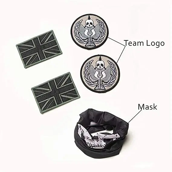 Fulujiacos Game Call of Duty Men Modern Warfare 2 Task Force 141 Ghost Coat Cosplay Costume
