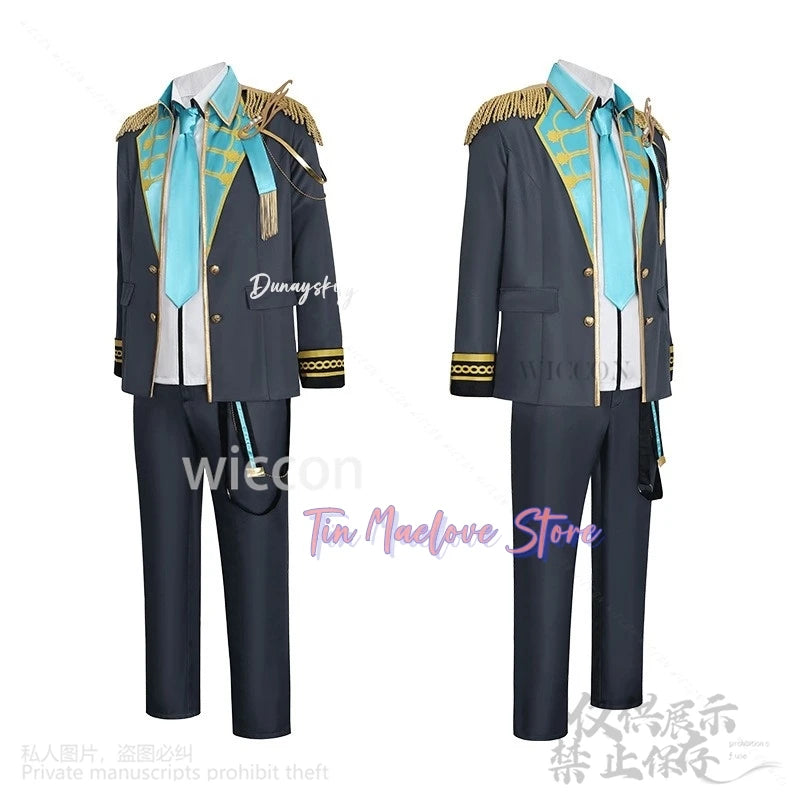 Aoyagi Toya Anime Game Project Sekai VBS Cosplay World Link2 Costume Knights Y2K Coat Pants Punk Idol Uniform Wigs Disfraces