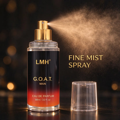 G.O.A.T. MAN 88ml Full-Size Spray Long-Lasting Masculine Woody Fragrance Suitable for Business Office Dating Daily Use Christmas Gift for Boyfriend Or Husband
