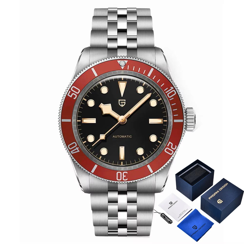 PAGANI DESIGN Luxury Men's Watch 2025 New Mechanical Wristwatch Sapphire Mirror Clock With BOX Fashion Luminous Automatic Watch