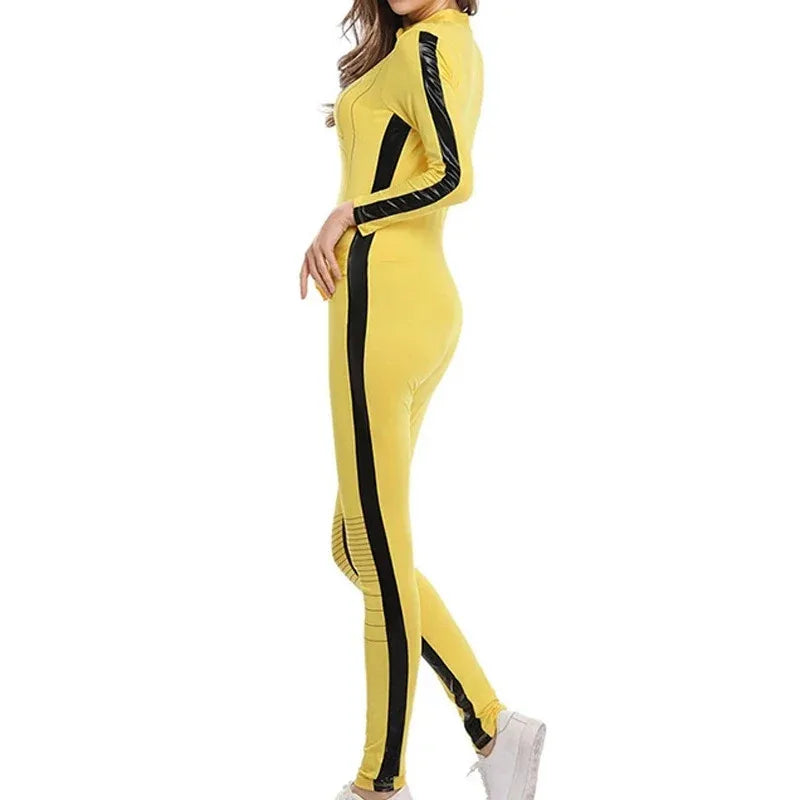 New 2025 Kill Bill The Bride Beatrix Kiddo Cosplay Costume Kung Fu Jumpsuit for Women Halloween Carnival Mardi Gras Costu eqs9X