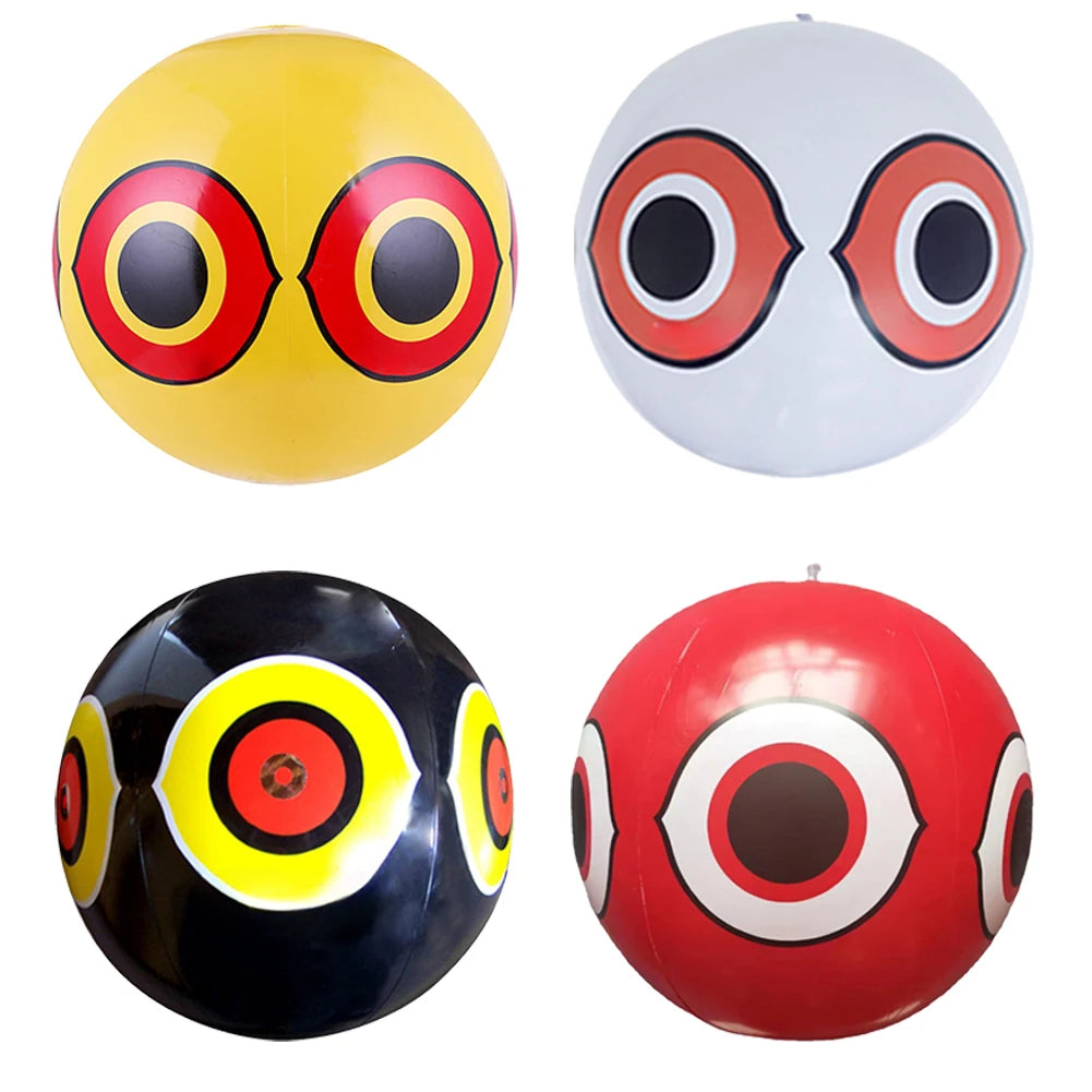 3/2/1pcs Scare Eye Balloons Anti Bird Inflatable Repeller Visual Deterrent 40CM Outdoor Pigeon Repellent Ball Garden Accessories