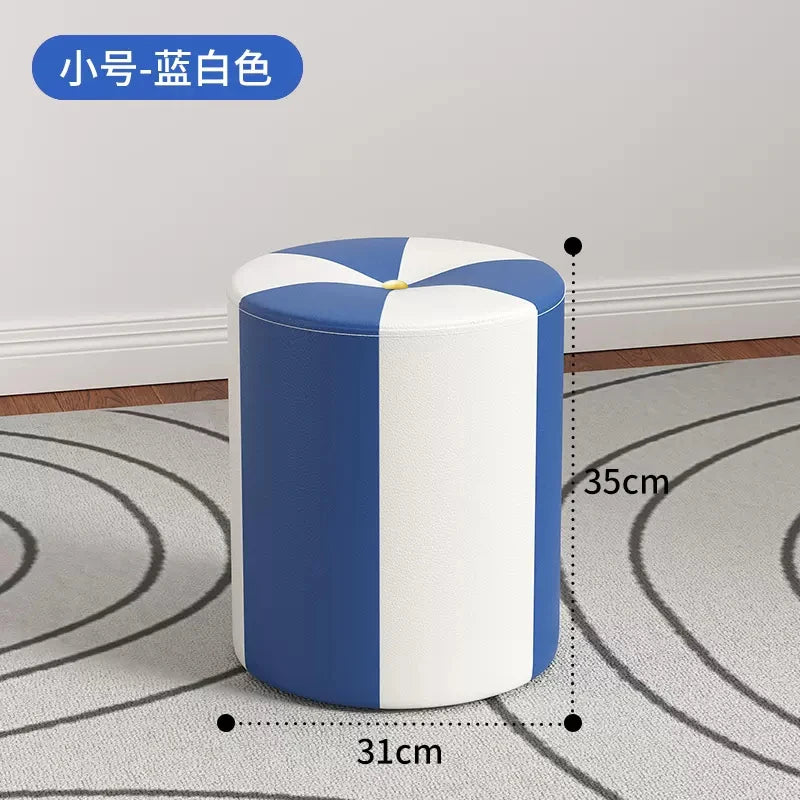 nordic Footrest Stool Hallway kitchen makeup living room vanity chair Wooden luxury home offer Interior items foot furniture