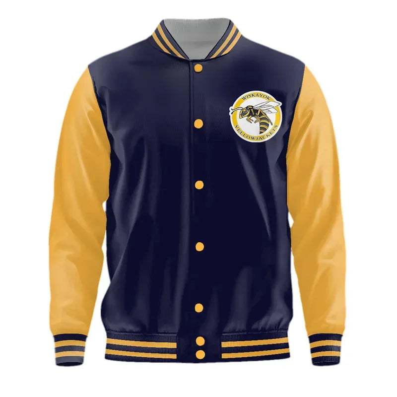 Anime Cosplay Yellowjackets 3D American Tv Series Unisex Cosplay Costume Sweatshirts Baseball Uniform Jacket Men Women Trac 72th
