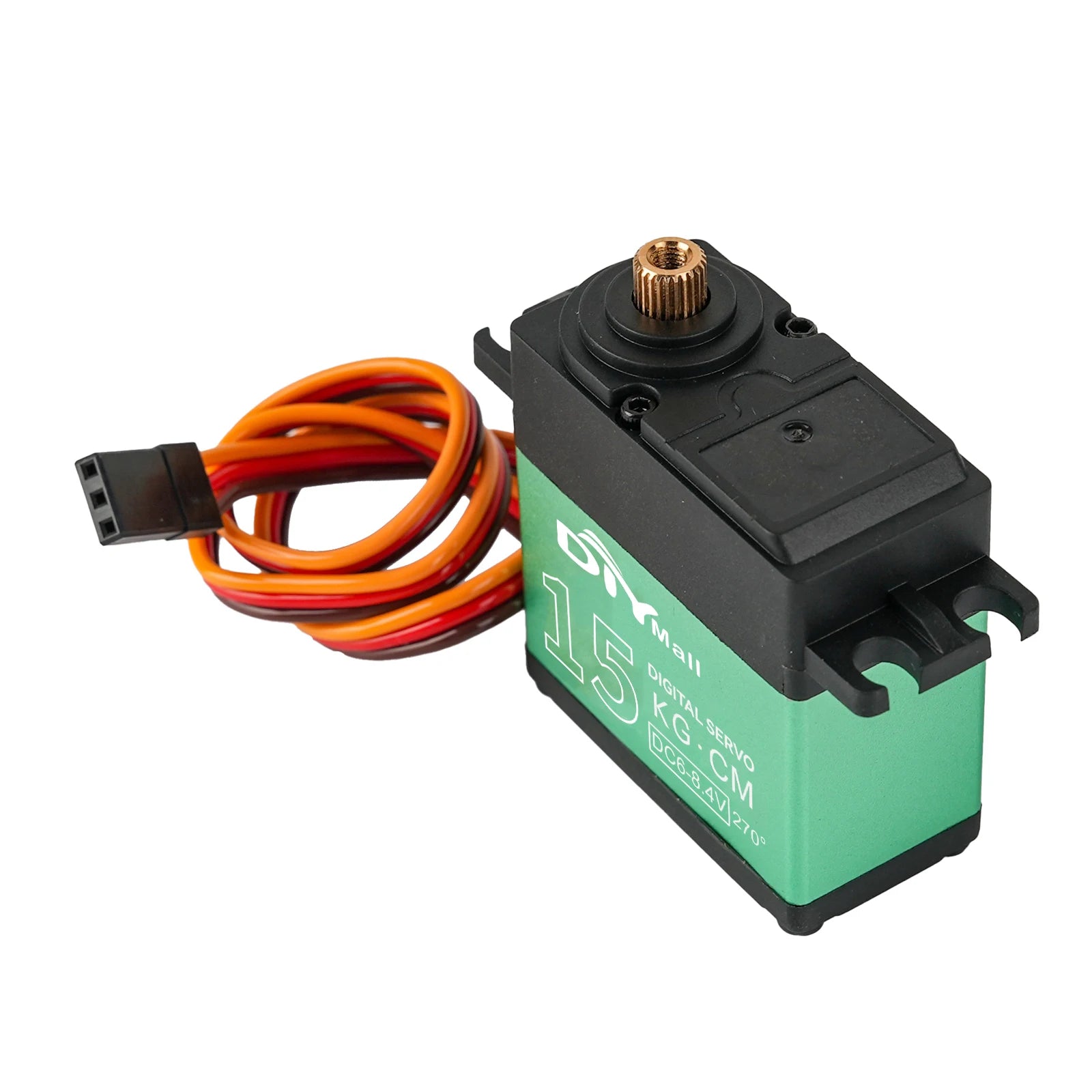 15kg TD-8815MG Digital Servo Carbon Brush Motor Metal Gear 180°/270°/360° Servos for RC Robot Car Aircraft Model Toy Power Parts
