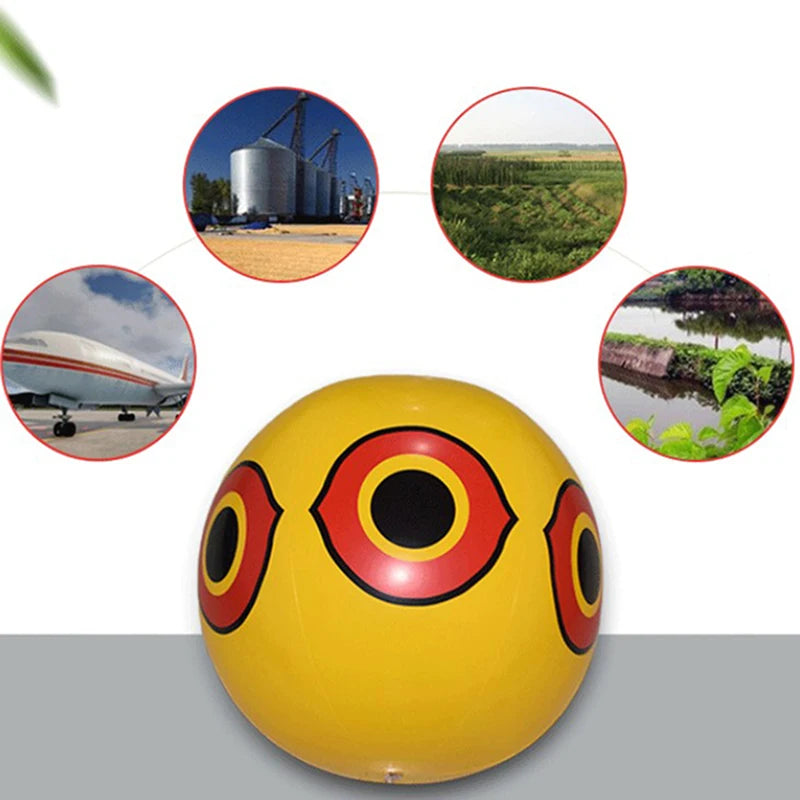 New Anti Bird Inflatable Repeller Scare Eye Balloons Visual Deterrent Farm Protector