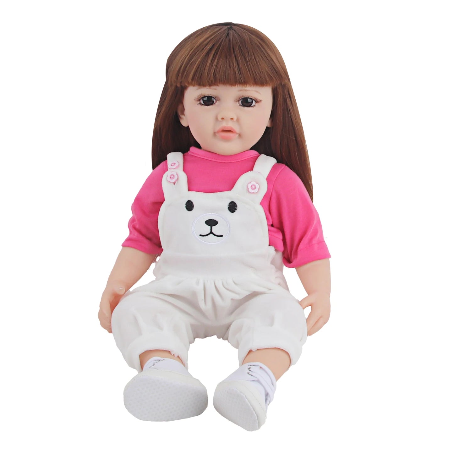 525CM Reborn Girl Doll Clothes Set Backband Pants+T-Shirt Clothing Suit Outfit For 22 Inches Baby New Born Girl Dolls Toy