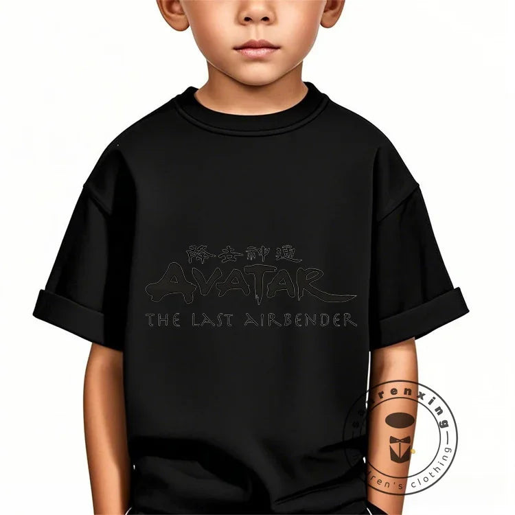The Avatar 100% Cotton Children's -Shir T Shirt Brands 2025 Kids Spring Clothes Baby Summer Clothes Tops Girls