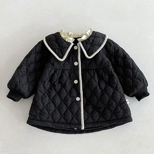2024 New Winter Children Thick Warm Clothes Toddler Baby Girl Jacket Thicken Warm Cardigan Coat Newborn Baby Girls Thick Coat