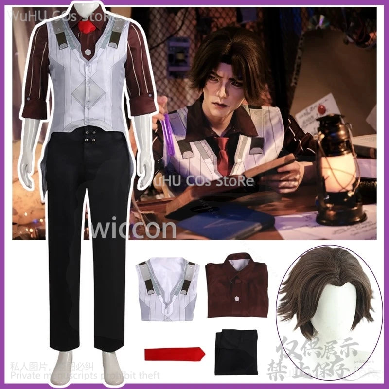 Anime Game LOL Arcane Cosplay Viktor Costume Wig Uniform Outfits Halloween Carnival Christmas Suit For Man Women Customized Cos