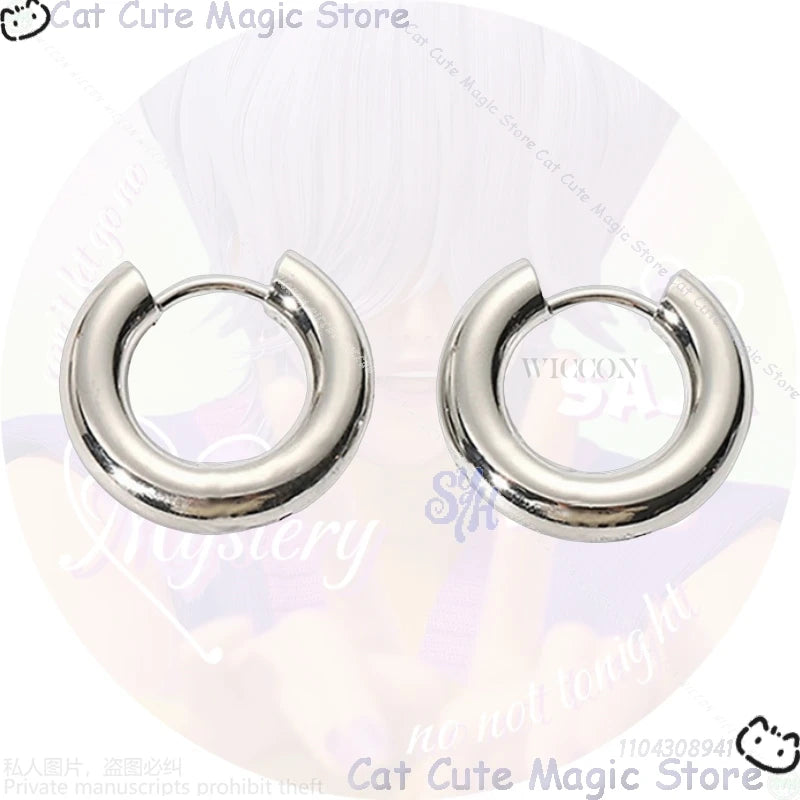 Kpop Demon Cosplay Saja Boys Mystery Hair Purple Gray Wig Heat Resistant Synthetic Hair Wigs + Wig Cap Halloween Carnival Party