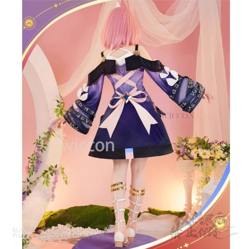 Anime Honkai: Star Rail Cyrene Cosplay Costume Wigs Play Role Clothes Outfits High Quality XL Women Halloween Christmas Party