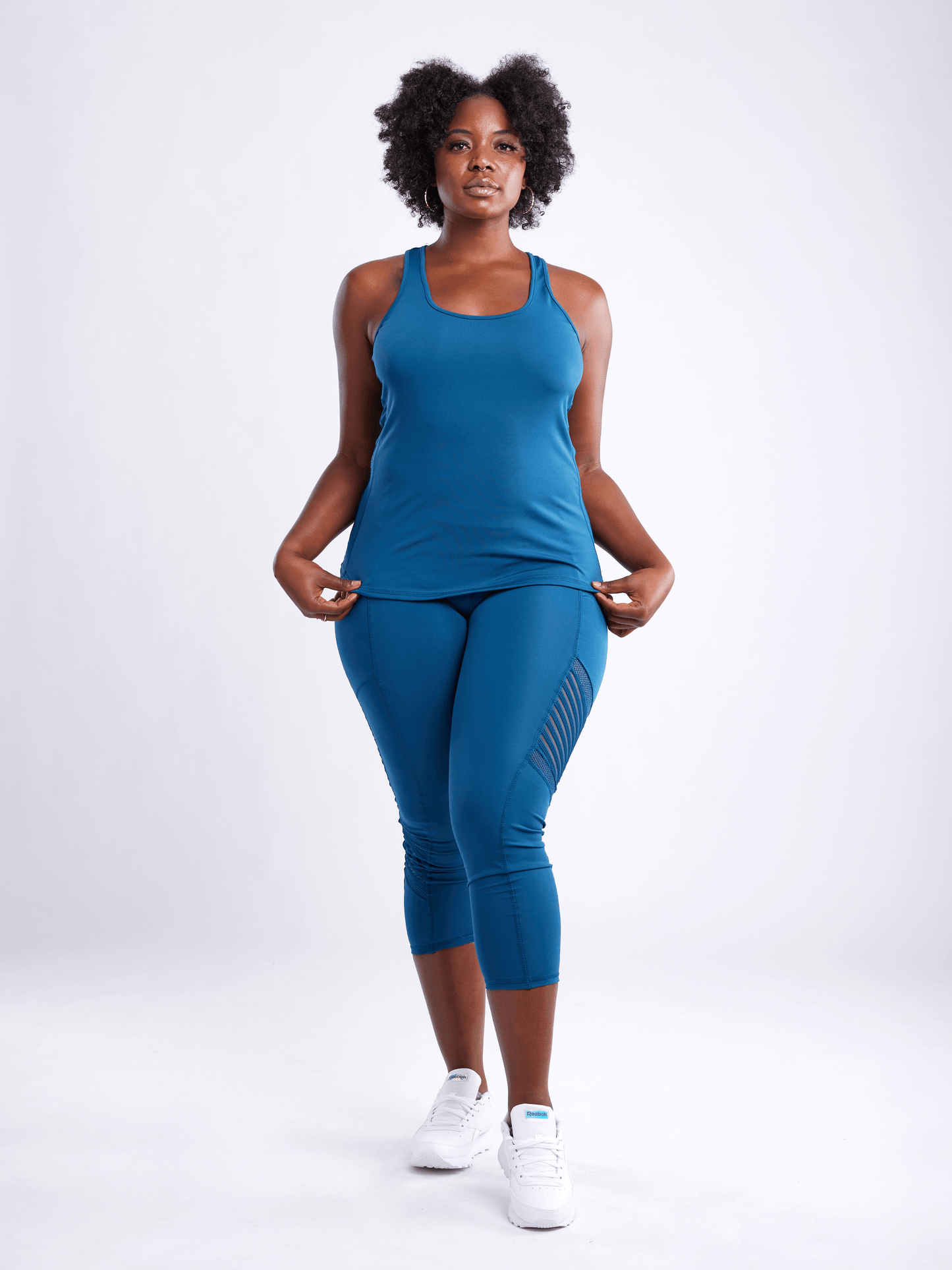 JupiterGear High-Waisted Pilates Leggings with Side Pockets & Mesh Pan