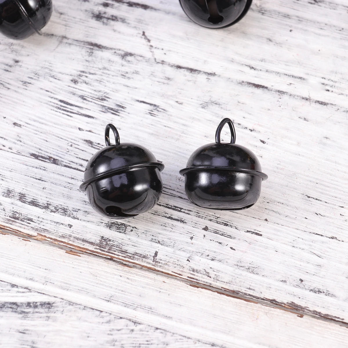 50 Pcs Metal Jingle Bells Christmas Crafting Supplies Round Bell DIY Projects Bright Round Jingle Bells Colored Decorations