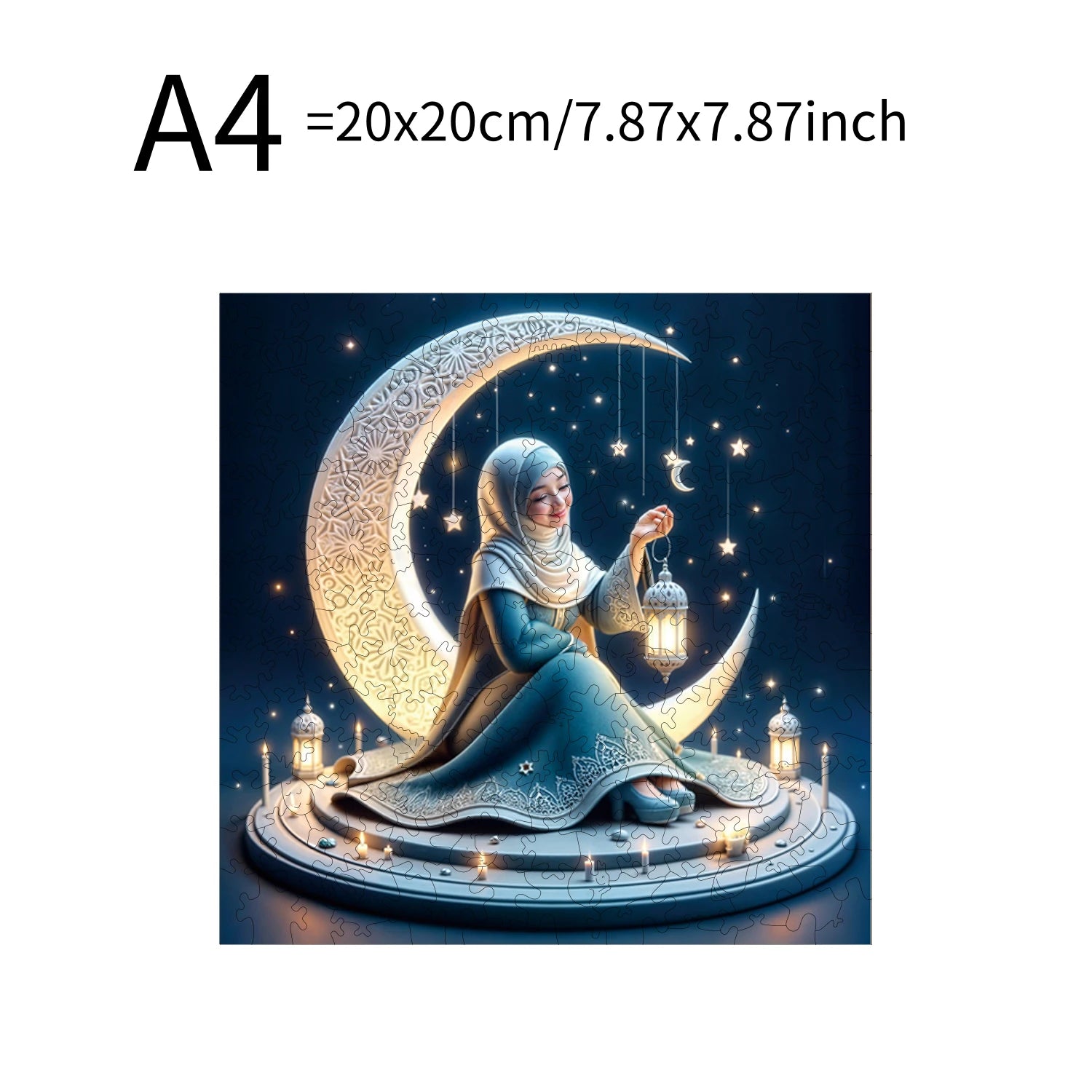Moon Moonlight Lamp Goddess Puzzles High Quality Jigsaw Puzzle Wooden Puzzle Best Christmas Gift