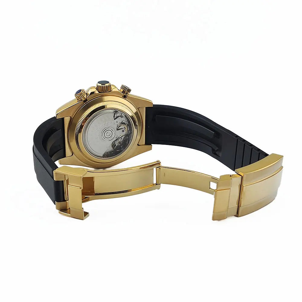 Luxury watches customized gold Chronograph Equation Racing Men Automatic Mechanical Watch Waterproof 10ATM Sapphire 4613Movement